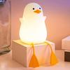 Sitting Duck Soft Silicone Lamps, Night Lamp for Room Decorative Item