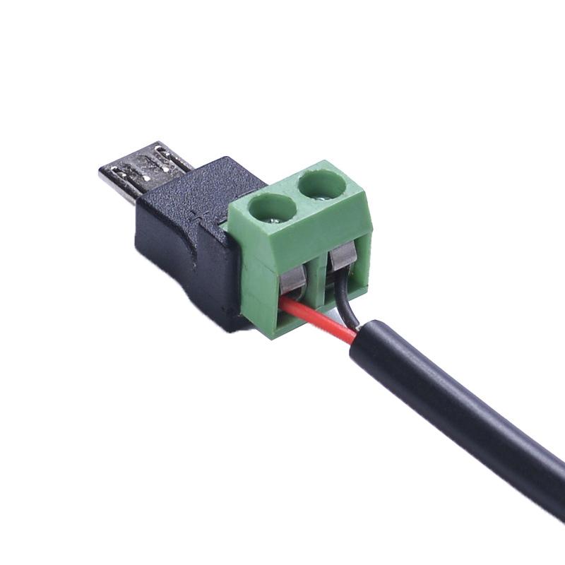 5 шт. Type-C Папа на 2-контактный 5V Без пайки Зарядный адаптер Головка для быстрого подключения для зарядки мобильных телефонов, компьютеров, планшетов