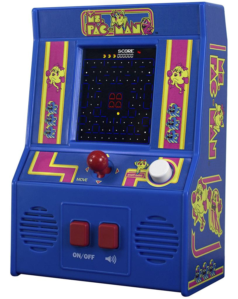 Basic Fun Mini Arcade Game 09614 Genuine Product Ms. Pac-Man