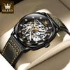 6651 with Gift Box Wine Barrel Punk Hollow Automatic Mechanical Meter Men's Watch Men's Watch