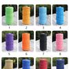 Cheap Price Macrame Supplier 3mm Round Multi Colors 4Strands Cotton Macrame Cord in Cords