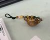 Pear  Bag Pendant Purple Gold Sand Gourd Green Sandalwood Aromatherapy Pendant Chinese Bag Hanging Rope Keychain Pendant