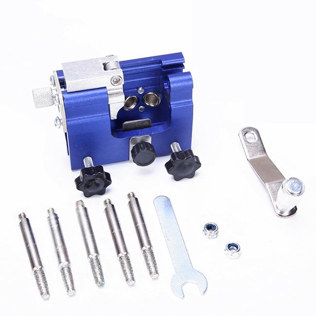 Woodworking Chainsaw Sharpener With 3 Grinding Rod Manual Chainsaw Chain Sharpening Chain Saws and Electric Saws Repair Tools