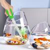 Ручная трубка для чистки гравия аквариума, устройство для смены воды в аквариуме, аквариумная чистящая пипетка-капельница для аквариумных кораллов, пауков, змей