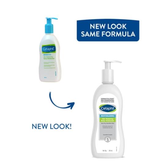 Cetaphil Restoraderm Увлажняющее средство для тела, масло ши, 295 мл