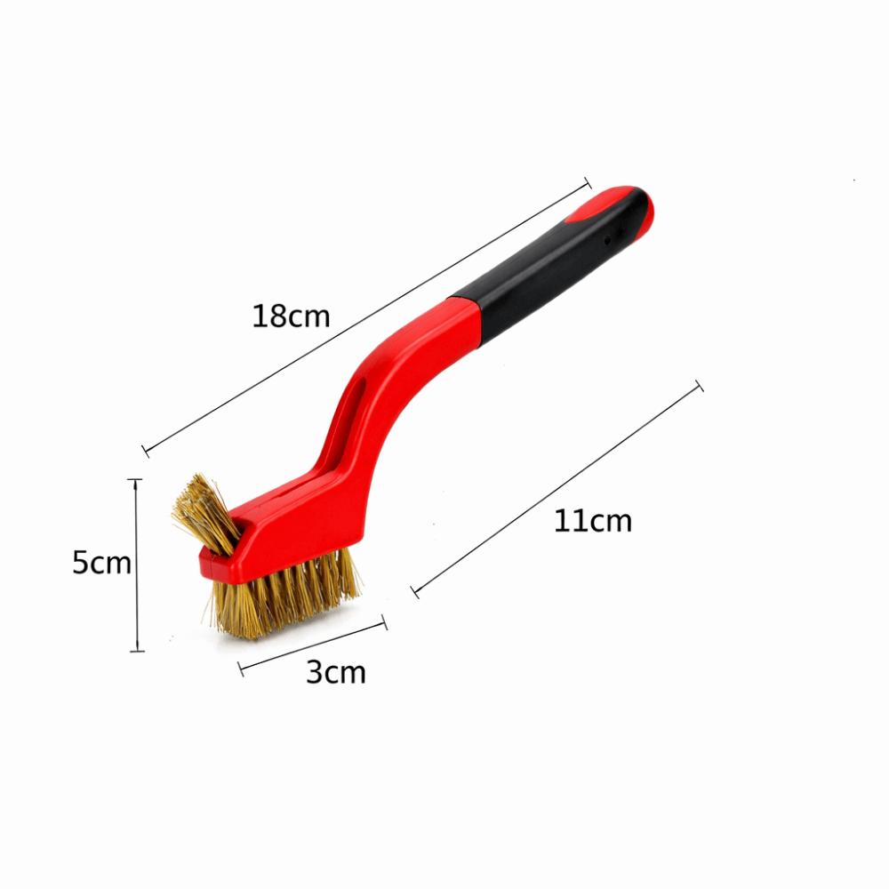 3PCS Double Head Wire Brush Set Mini Size Cleaning Wire Brush  Metal Surface Polishing