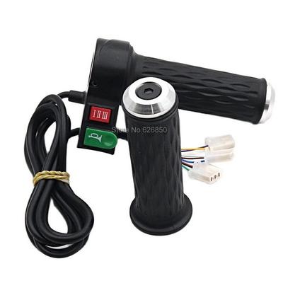 12В-72В Рукоятки Руля Трехскоростной Звуковой Сигнал Универсальный Поворотный Рычаг Ручки Газа Акселератор Для Citycoco Электросамоката Мотоцикла