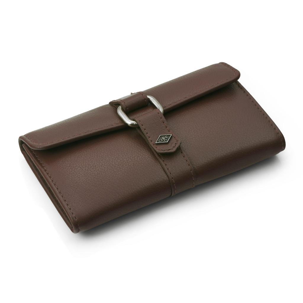 Маникюрный набор Giesen & Forsthoff's Timor из 4 предметов в футляре из натуральной промасленной кожи в винтажном стиле