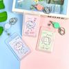 Cute Transparent Lanyard Card Cover Student Bus Cards Case Cartoon Work Card Covers Credit Card Holder Id Holder with Rope