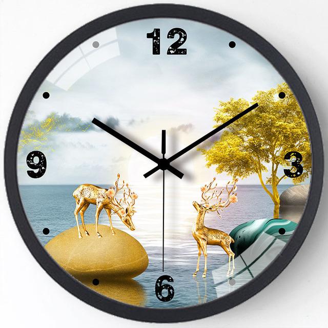 Несколько размеров, модные настенные часы, креативный бренд, бесшумные часы для сидения, гостиной, спальни, кухни, домашний декор