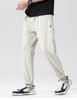 Quick drying ice silk four sided elastic summer thin casual pants for men