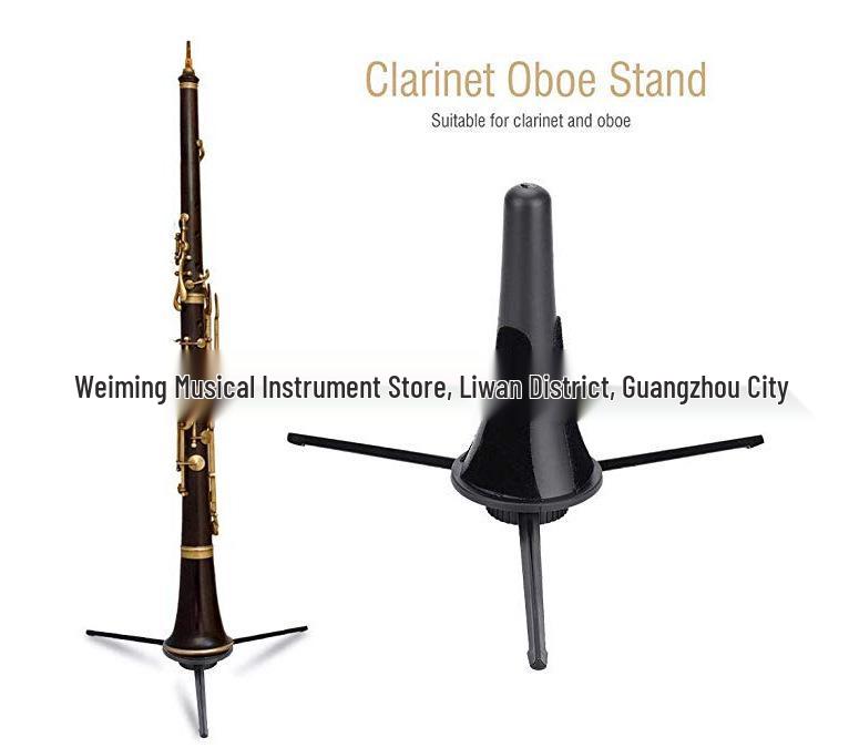 Black Folding Clarinet Stand