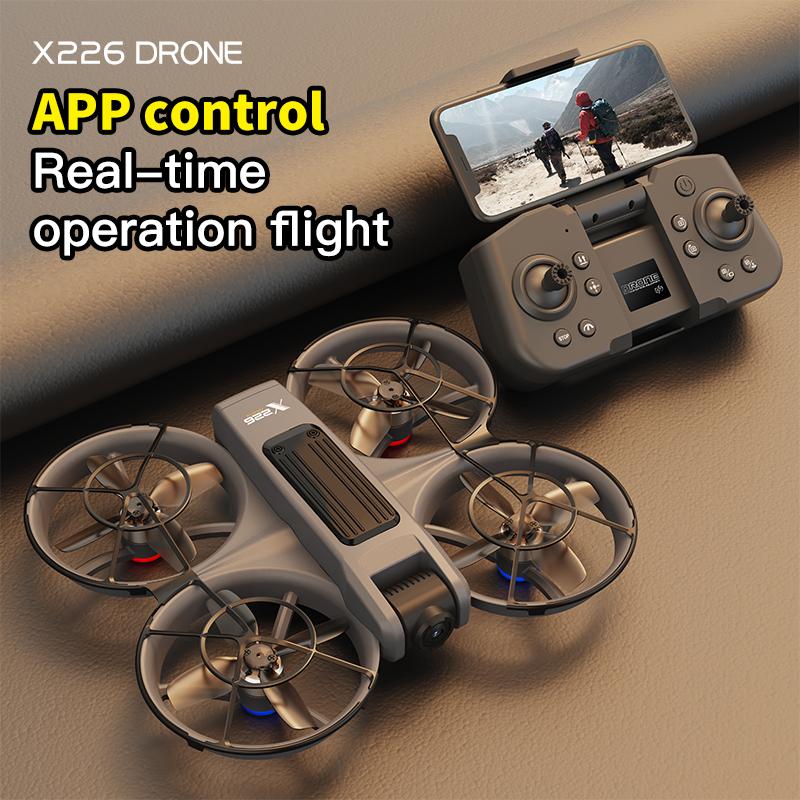 X266 Mini Rc Drone  WiFi 8K HD Dual Camera 6-Axis Headless Mode Helicopter 360° Flip Remote Control Quadcopter  Boy Toy Gift UA