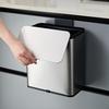 0,8 галлона Кухонное компостное ведро Подвесное мусорное ведро с крышкой Мусорное ведро из нержавеющей стали для дверцы кухонного шкафа Настенное На столешницу Под раковину для дома на колесах