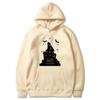 2025 Autumn/Winter Halloween Castle Personalized Printed Hoodie Men's Fashion Warm Sweatshirt Casual Street Wear Warm Hoodie