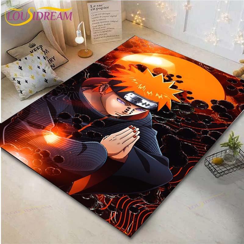 Напольный коврик с принтом аниме Наруто Коврики для гостиной Спальня Прикроватный ковер на эркер