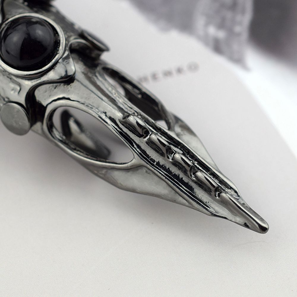Skull Finger Long Rings Punk Ring Dragon Knuckle Ring Korean Style Jewelry Men Jewelry Accessories