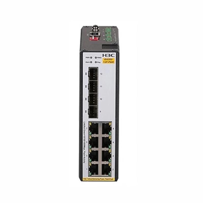 H3C IE4300-12P-PWR Managed Industrial PoE+ Ethernet Switch
