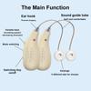 2 шт. USB-перезаряжаемые наушники для защиты ушей - Наушники с улучшенной четкостью голоса и кабелем, не спутывающимся, регулятор громкости
