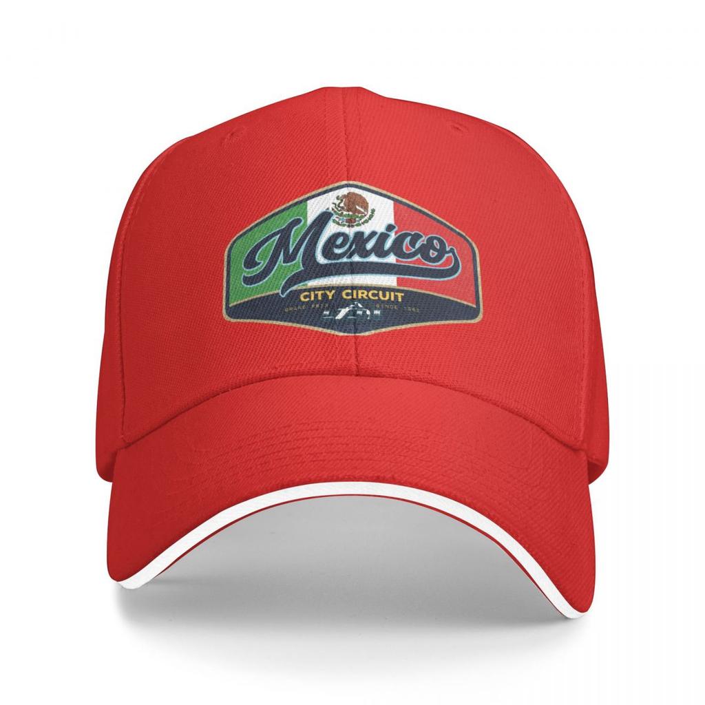 Mexico Grand Prix Badge Cap Baseball Cap Fashion Military Cap Man Baseball Cap for Unisex Women's