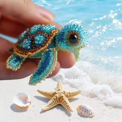 3D Морские Животные Осьминог Маленькое Украшение Милое Изысканное Настольное Украшение Креативное Украшение из Бисера Художественные Принадлежности