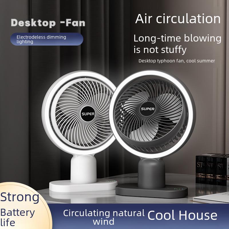 Compact USB Desktop Fan: Portable, High-Power Circulation for Home and Office