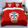 Red Croatian football emblem. Bedding sets Duvet cover sets Duvet covers Pillowcases(1* Duvet Cover 2* Pillowcases without duvet insert)