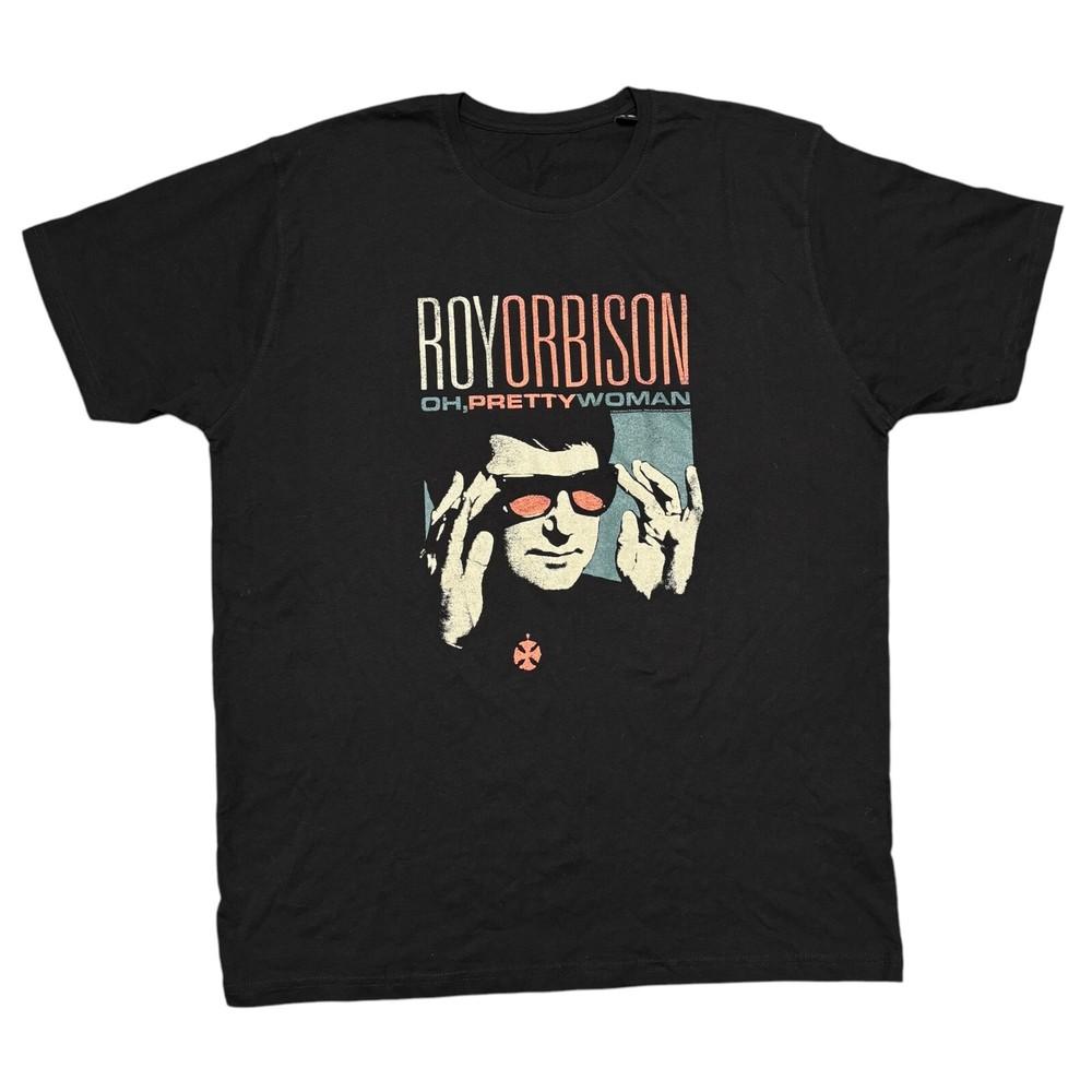 Roy Orbison Shirt XL Black Tour Concert Rock Band Tee Elvis Presley The Beatles Unisex T-Shirt