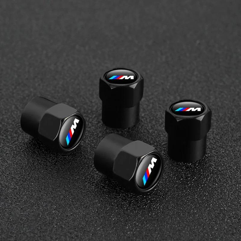 4Pcs Car Styling Wheel Tire Valve Caps Cover For BMW M Sports E36 E39 E46 E60 E90 E90 F10 F30 G20 G21 G30 G11 F15 X5 Accessories FGD9