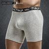 Мужские хлопковые боксеры-брифы против натирания - Большой размер, Дышащие для спорта и бега