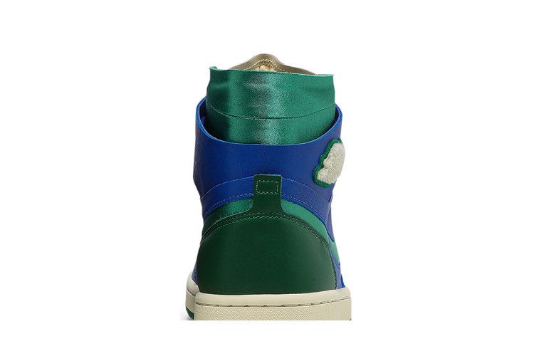 Женские кроссовки Nike Jordan 1 High Zoom Air CMFT Aleali May Califia (Женский) Королевский/Зеленый