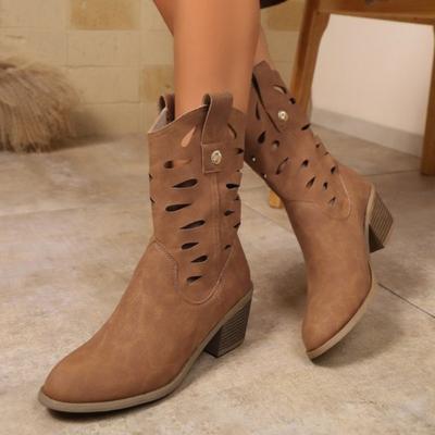 Женские ботильоны из замши на толстой подошве, готическая мода, туфли на каблуке, зимние лодочки, новый тренд, высокие каблуки, женские ботильоны челси, короткие ботильоны