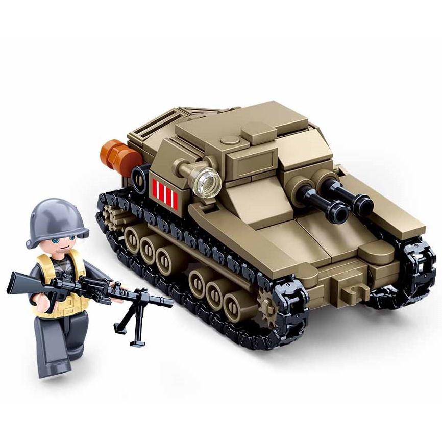 186 шт. CV33 сверхлегкий танк, строительные блоки, детские развивающие игрушки для мальчиков, кирпичи, сделай сам, собранная модель танка, игрушки, подарки для детей