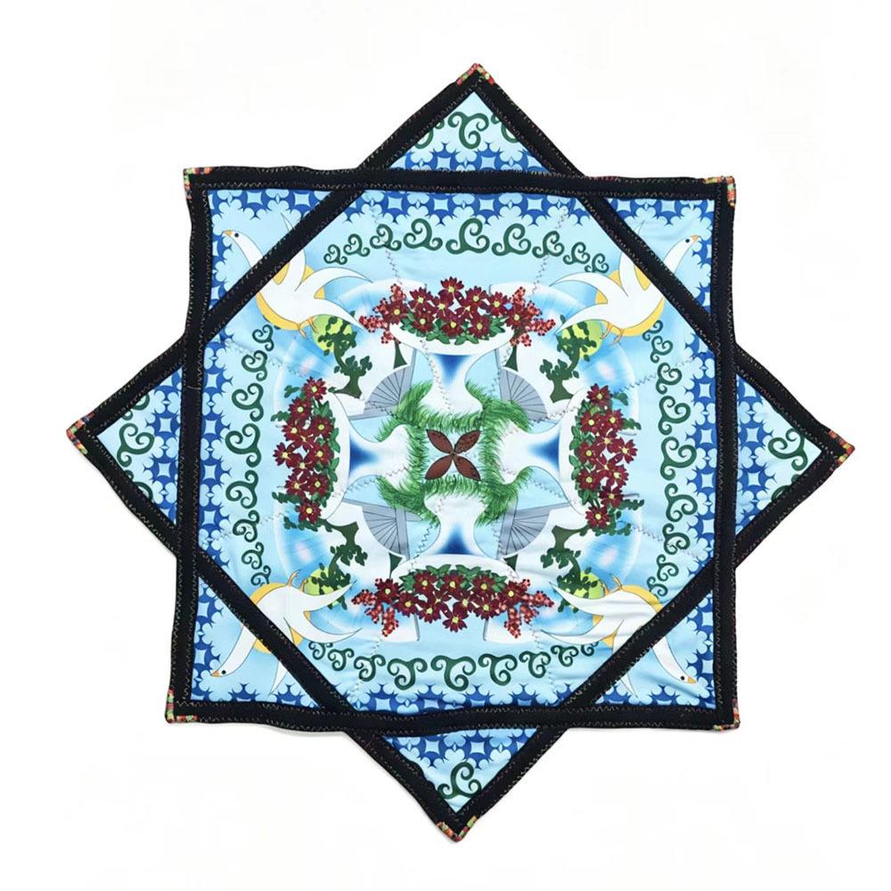 Dapo Flow Colorful Octagonal Yangge Dance Handkerchief for Electronic Music Festival