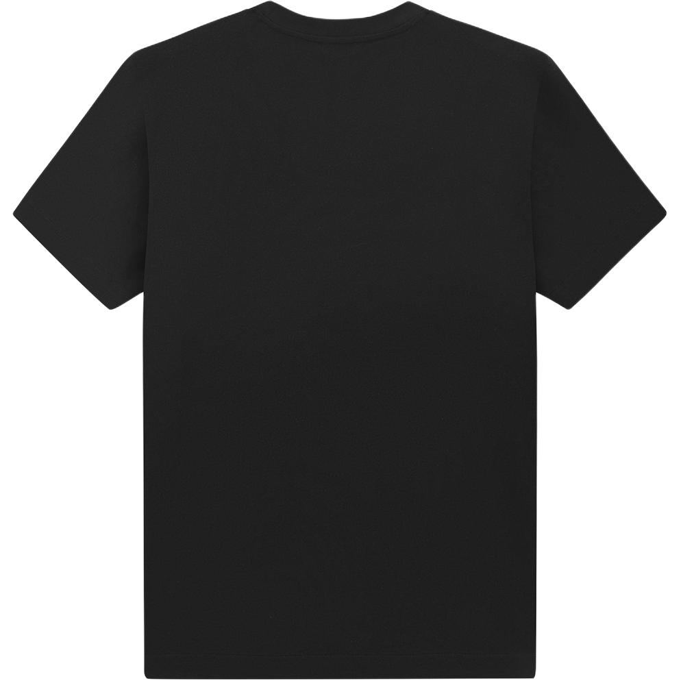 Off-White Большая книжная скейт-футболка Черный/Белый Мужские топы OMAA120C99JER0081001