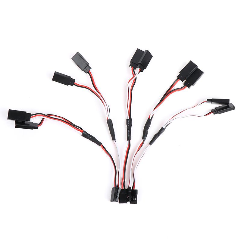 5Pcs 15Cm Y Style Servo Rc Extension Lead Wire Cord Cable For Jr Futaba