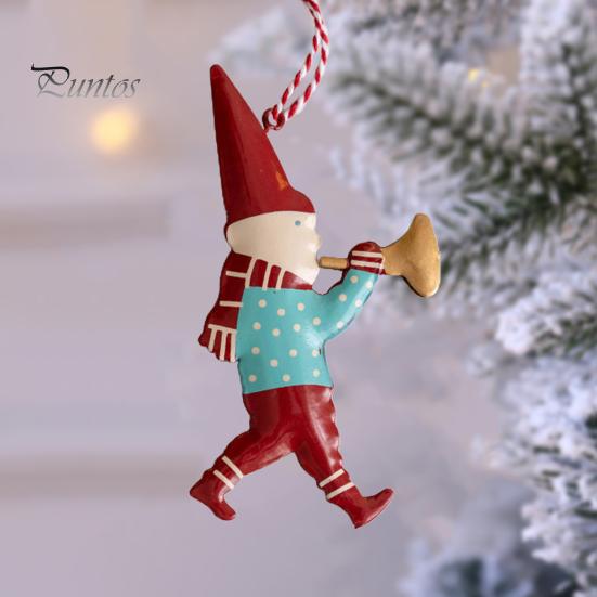 Рождественский кулон Изысканный Санта-Клаус Солдат Ангел Форма Рождественская елка Подвеска для праздничного украшения