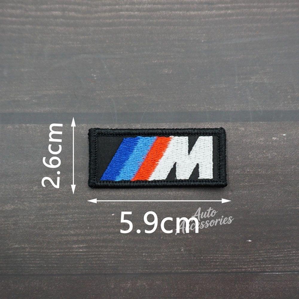 Cloth Embroidered Stickers HOOk&LOOP Clothing Hole Patch Decal For BMW M Power 1 3 5 7 Series Jacket Backpack Decor Accessories GB2
