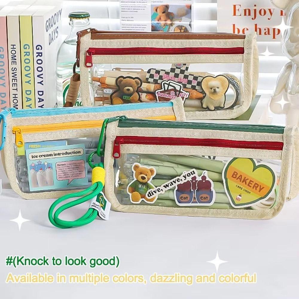 Portable Stationery Pen Bag Beauty Bag Cosmetic Storage Bag Kids Children