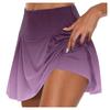 Women's Athletic Stretchy Pleated Tennis Skirts Run Yoga Inner Shorts Elastic Sports Golf Skorts