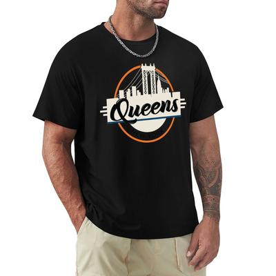 Футболка Queens New York графические футболки корейская мода Блузка мужская футболка