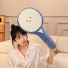 Novel Tennis and Tennis Racket Plush Toys Kawaii Tennis Sports Doll Soft Tennis Ball Stuffed Pillows Fun Sofa Decorative Cushion