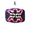 1Pcs Hair Comb Magic Double Slide Accessories Hair Clip Vintage Wood Beads Women Hairpin Stretchy Decoration