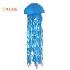 6 Pack Jellyfish Lanterns Gradient Blue Ocean Themed Paper Lantern Decorations Beach Pool Classroom Hanging Decor for Mermaid Birthday Party