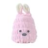 Hair Dry Hat Cartoon Super Soft Bunny Ears Coral Fleece Microfiber Kids Rabbit Shape Hair Wipe Towel Wrap Daily Use
