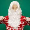 Creative Santa Hair and Beard Set Funny Christmas Cosplay Props Christmas Decorations