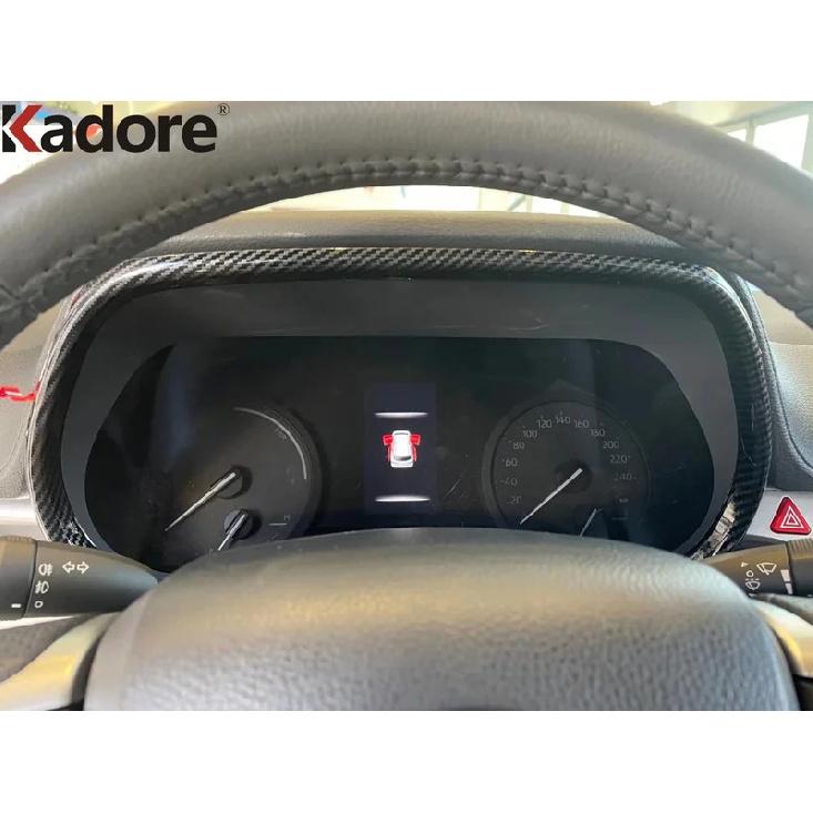 Для Toyota Sienna Накладка на рамку приборной панели автомобиля из углеродного волокна, отделка, внутренние молдинги, аксессуары