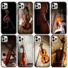 Elegant Violins Bow Sheet Music Phone Case For Apple iPhone 13 11 Pro Max 12 Mini X XR XS Max 8 7 Plus SE 2020 Cover Shell