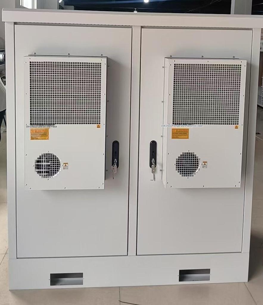 5G Outdoor Dual-Compartment Communication Cabinet with Integrated Power and Air Conditioning