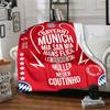 Bayern Munich Crest Artwork Blankets Flannel Printed Breathable Warm Throw Blanket for Home Office Bedspreads 0708a130
